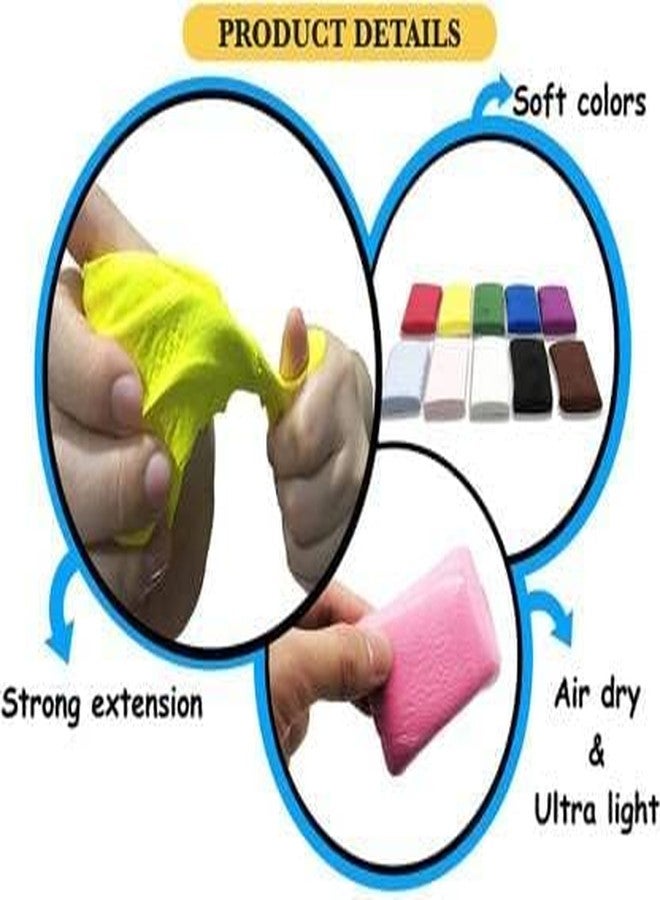 BEFLIX Pack of 36 Air Dry Clay, Colorful Children Soft Playing Clay with 3 Tools, Creative Art & Crafts Clay, Craft Materials for Decoration Items & for Improving Kids Skills - Image 3